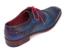 Paul Parkman Men's Captoe Oxfords Blue & Parliament (ID#024-PARL)