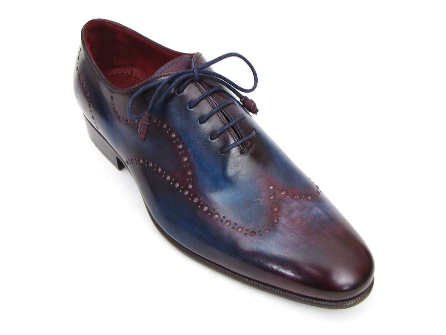 Paul Parkman Men's Wingtip Oxfords Blue & Purple (ID#741-PRP)