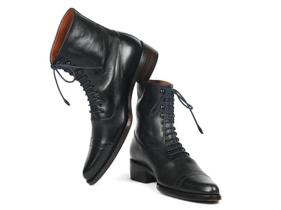 Paul Parkman Men's Goodyear Welted Boots Black Leather (ID#CW477-BLK)