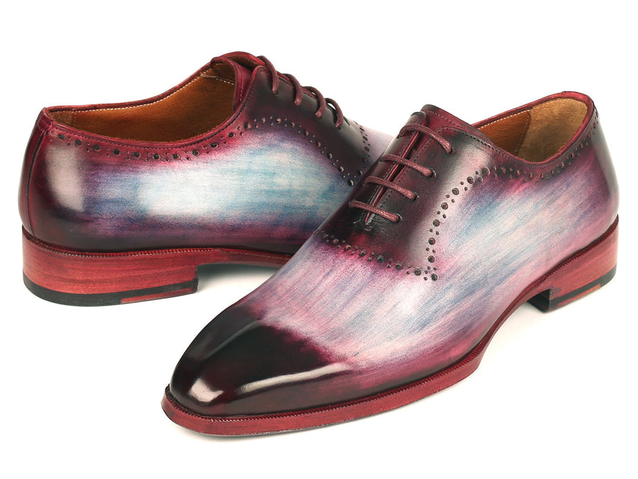 Paul Parkman Men's Blue & Purple Oxfords (ID#AG446PBL)